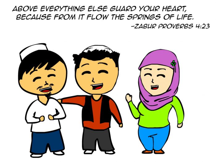 Kitab Comics "Above everything else guard your heart, because from it flow the springs of life." -Zabur Proverbs 4:23