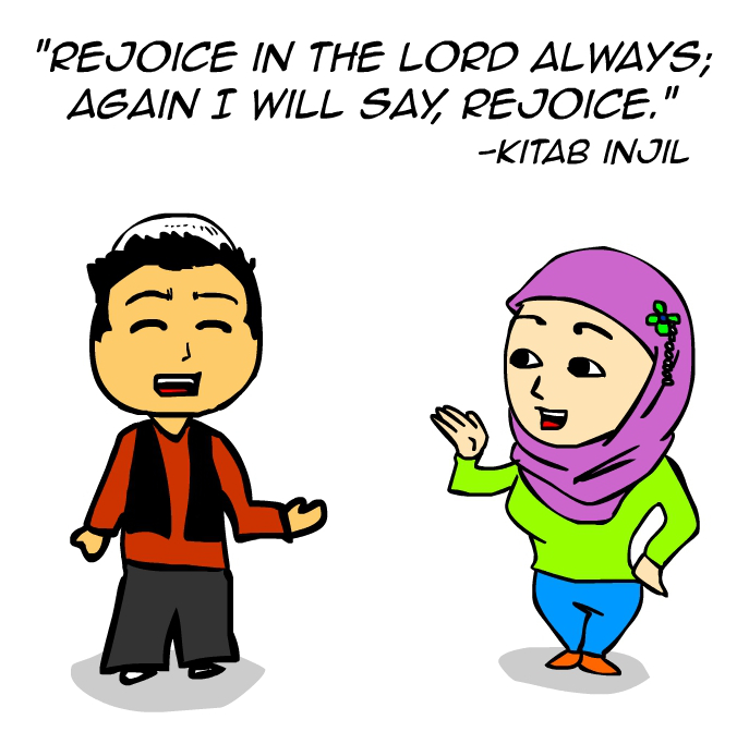 Rejoice in the Lord always (comic)